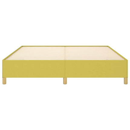 Sengeramme uden madras Grøn 180x200 cm Stof