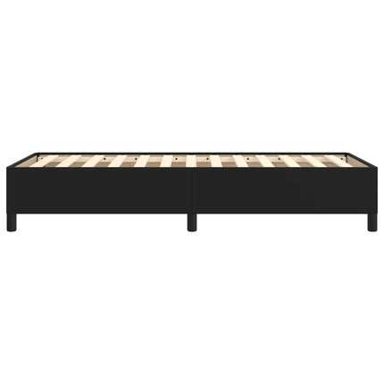 sengeramme 90x200 cm kunstlæder sort