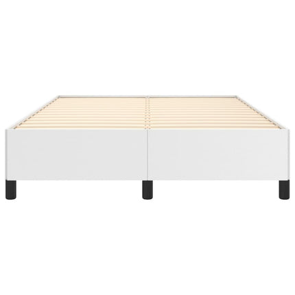 sengeramme 140x200 cm kunstlæder hvid