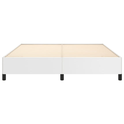 sengeramme 180x200 cm kunstlæder hvid