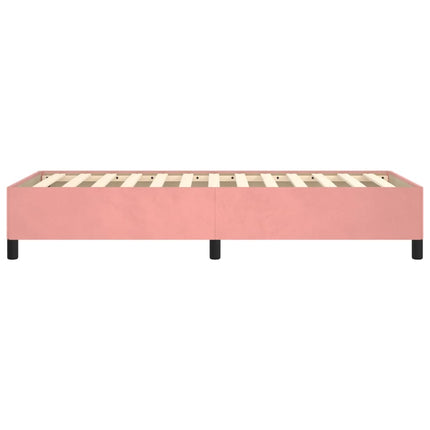 sengeramme 80x200 cm fløjl pink