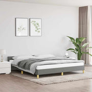 sengeramme uden madras 180x200 cm stof mørkegrå