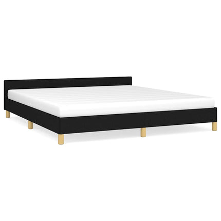 sengeramme uden madras 180x200 cm stof sort