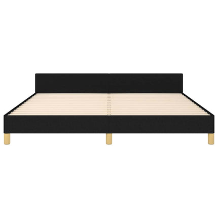 sengeramme uden madras 180x200 cm stof sort