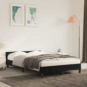 Sengeramme uden madras Sort 120x200 cm Fløjl