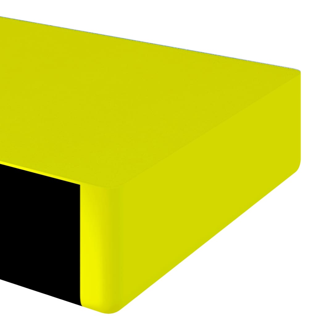 hjørnebeskyttere 2 stk. 6x2x101,5 cm PU gul og sort
