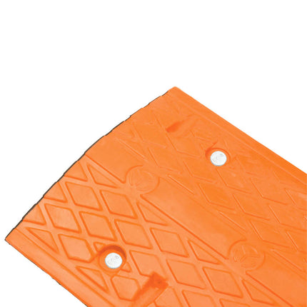vejbump 97x32,5x4 cm gummi gul og sort