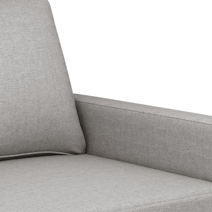 3-personers sofa 180 cm stof lysegrå