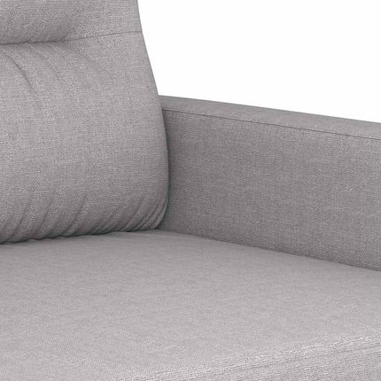 3-personers sofa 180 cm stof lysegrå