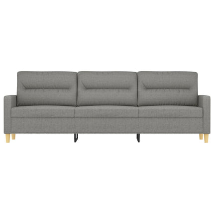 3-personers sofa 210 cm stof mørkegrå