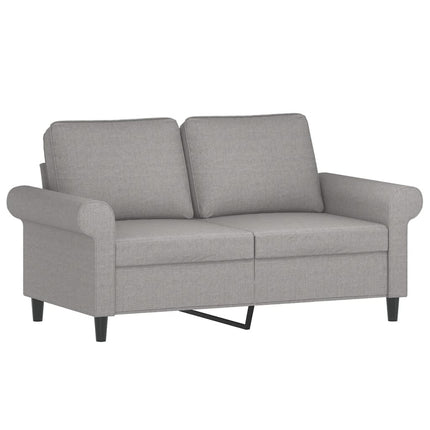 2-personers sofa 120 cm stof lysegrå