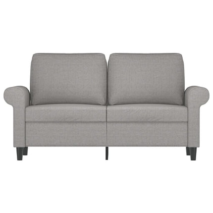 2-personers sofa 120 cm stof lysegrå