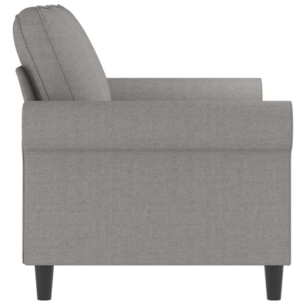 2-personers sofa 120 cm stof lysegrå