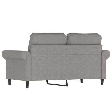 2-personers sofa 120 cm stof lysegrå