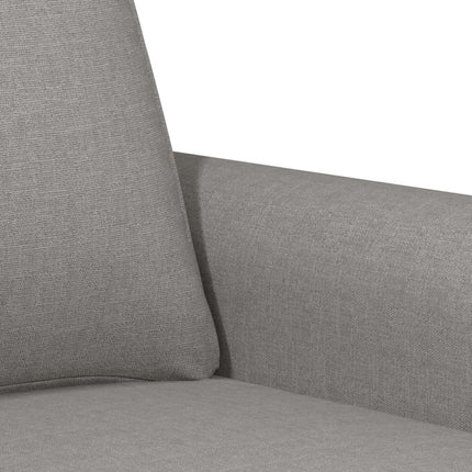 2-personers sofa 120 cm stof lysegrå