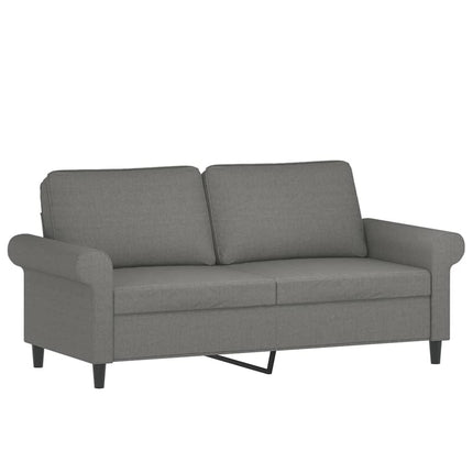 2-personers sofa 140 cm stof mørkegrå