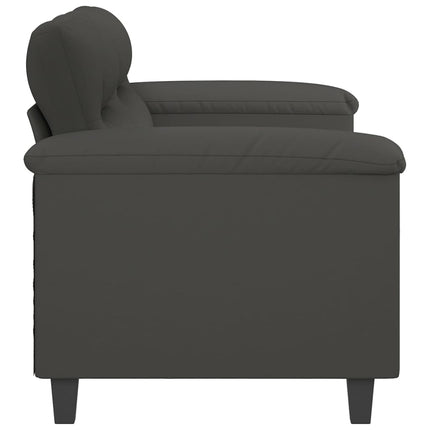 2-personers sofa 140 cm stof mikrofiberstof