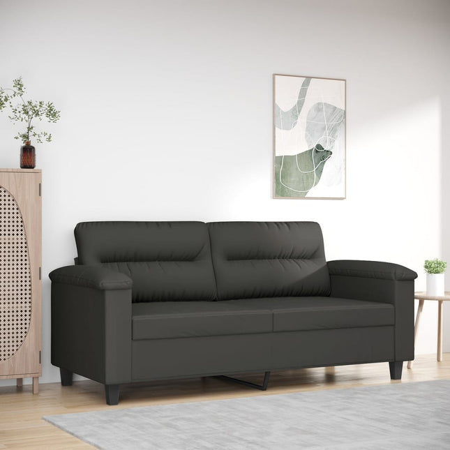 2-personers sofa 140 cm stof mikrofiberstof