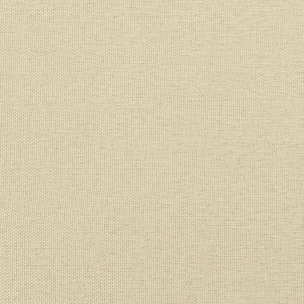 fodskammel 60x50x41 cm stof cremefarvet