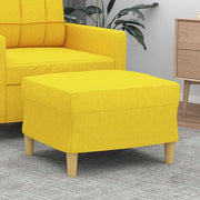 fodskammel 60x50x41 cm stof gul