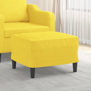 fodskammel 60x50x41 cm stof gul