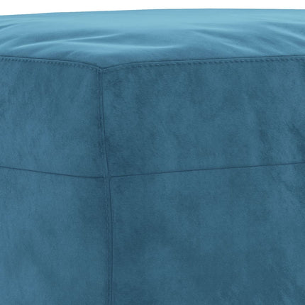 fodskammel 60x50x41 cm velour blå