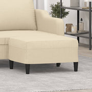 fodskammel 70x55x41 cm stof cremefarvet