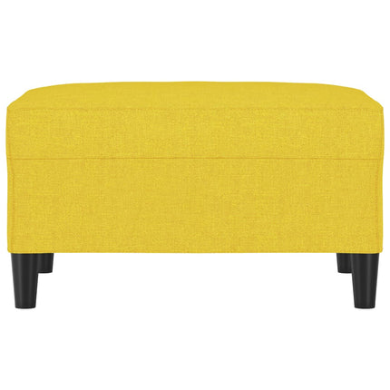 fodskammel 70x55x41 cm stof lysegul
