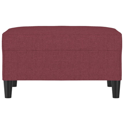 fodskammel 70x55x41 cm stof vinrød