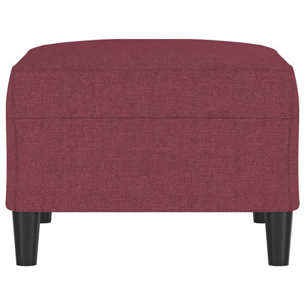 fodskammel 70x55x41 cm stof vinrød