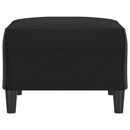 fodskammel 70x55x41 cm kunstlæder sort