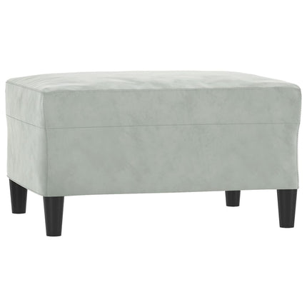 fodskammel 70x55x41 cm velour grå