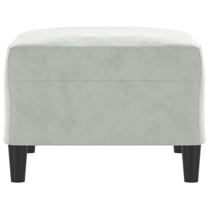 fodskammel 70x55x41 cm velour grå