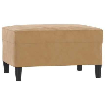 fodskammel 70x55x41 cm velour brun