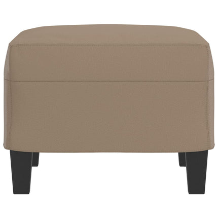 fodskammel 60x50x41 cm kunstlæder cappuccino
