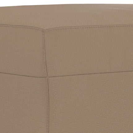 fodskammel 60x50x41 cm kunstlæder cappuccino