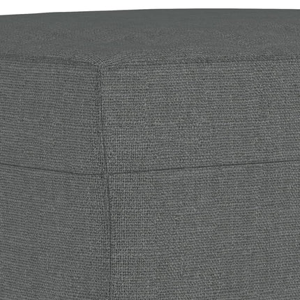 fodskammel 70x55x41 cm stof mørkegrå