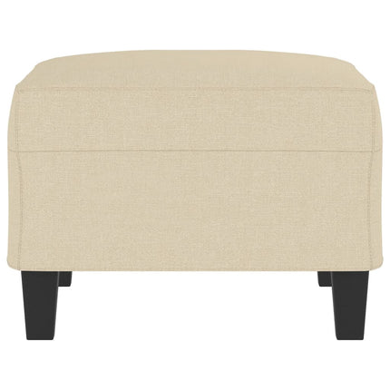 fodskammel 70x55x41 cm stof cremefarvet