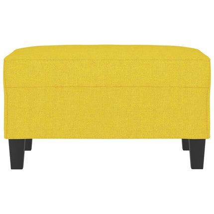 fodskammel 70x55x41 cm stof lysegul