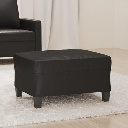 fodskammel 70x55x41 cm kunstlæder sort