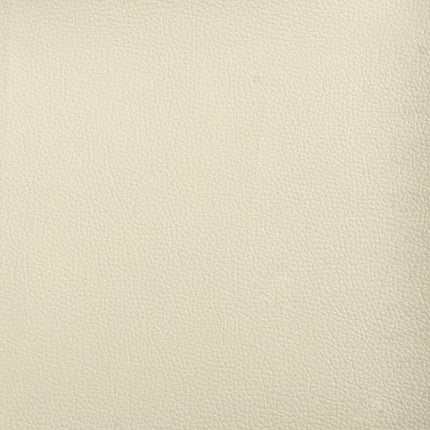 fodskammel 70x55x41 cm kunstlæder cremefarvet