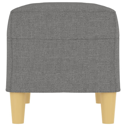 bænk 70x35x41 cm stof mørkegrå