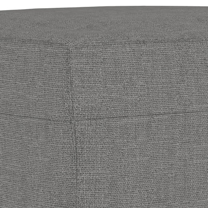 bænk 70x35x41 cm stof mørkegrå