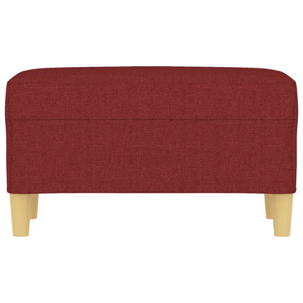 bænk 70x35x41 cm stof vinrød