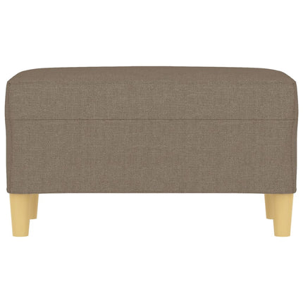 bænk 70x35x41 cm stof gråbrun