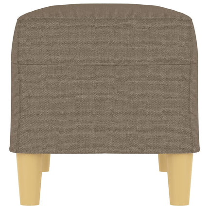 bænk 70x35x41 cm stof gråbrun