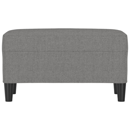 bænk 70x35x41 cm stof mørkegrå