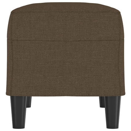bænk 70x35x41 cm stof brun
