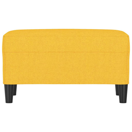 bænk 70x35x41 cm stof gul