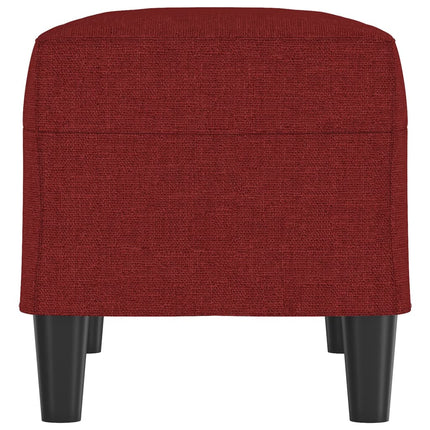 bænk 70x35x41 cm stof vinrød
